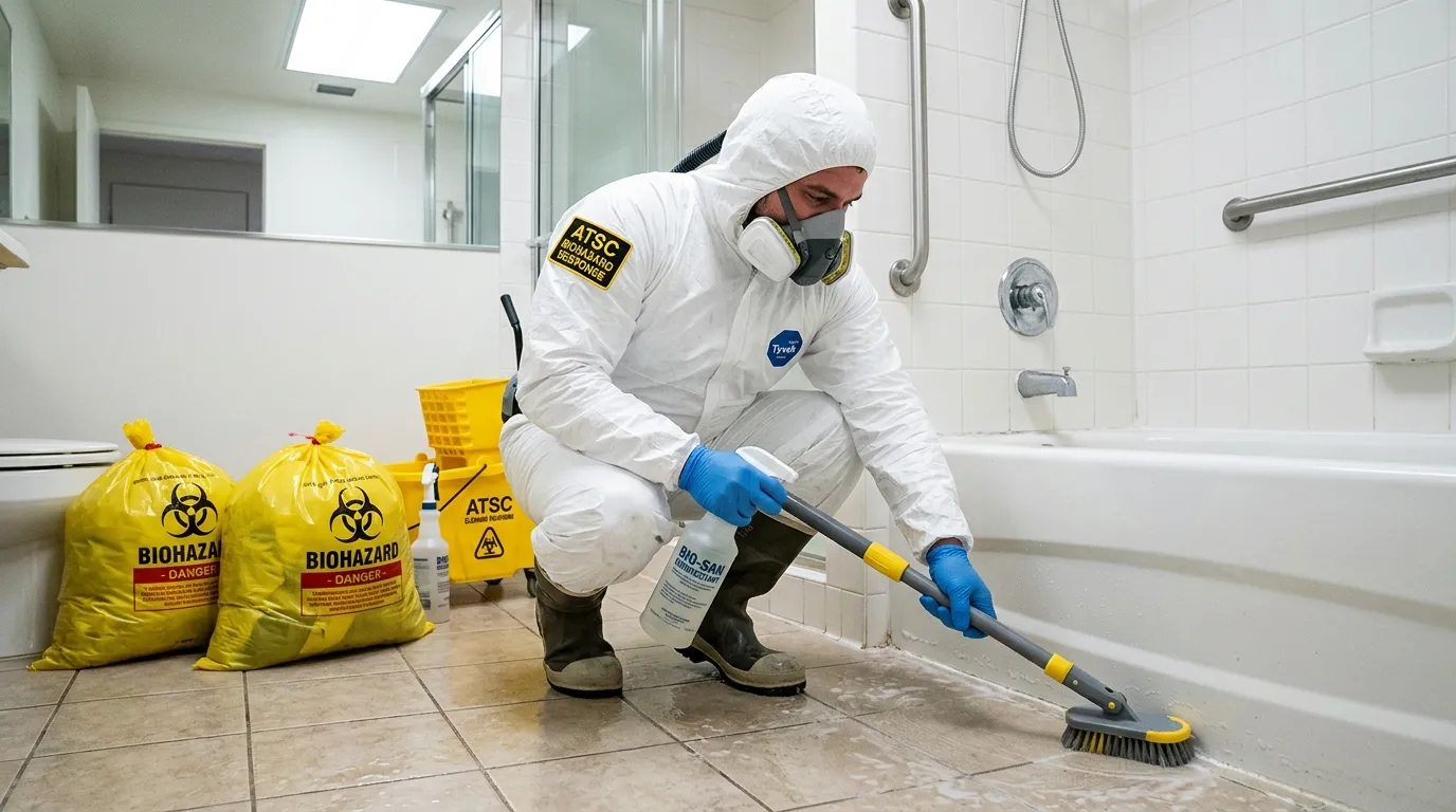 Decontamination equipment deployed for Blood Cleanup in Union City